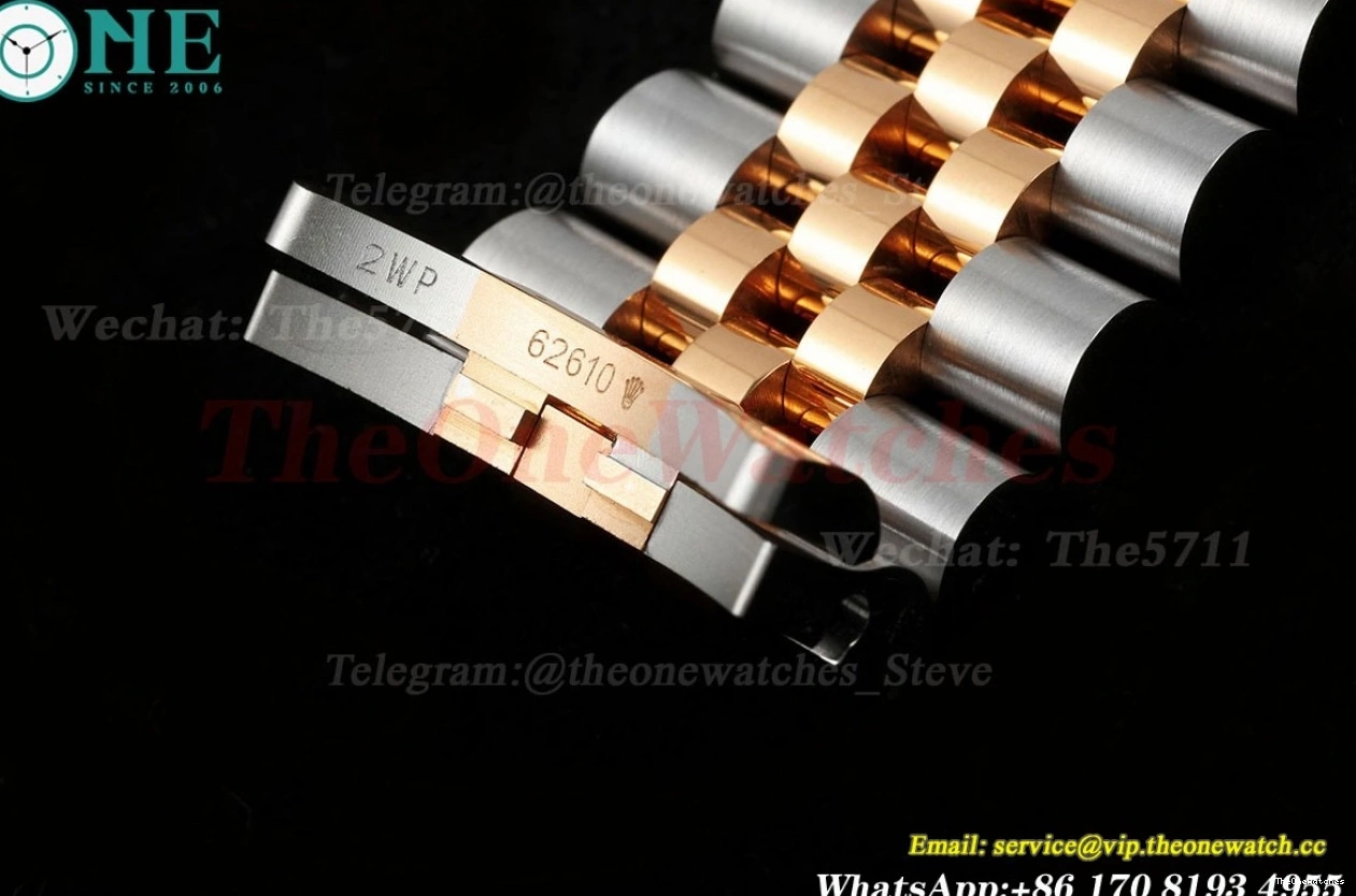 126331 A3235 Datejust Silver EWEF Textured 41mm Jub Stk SS RG 0325